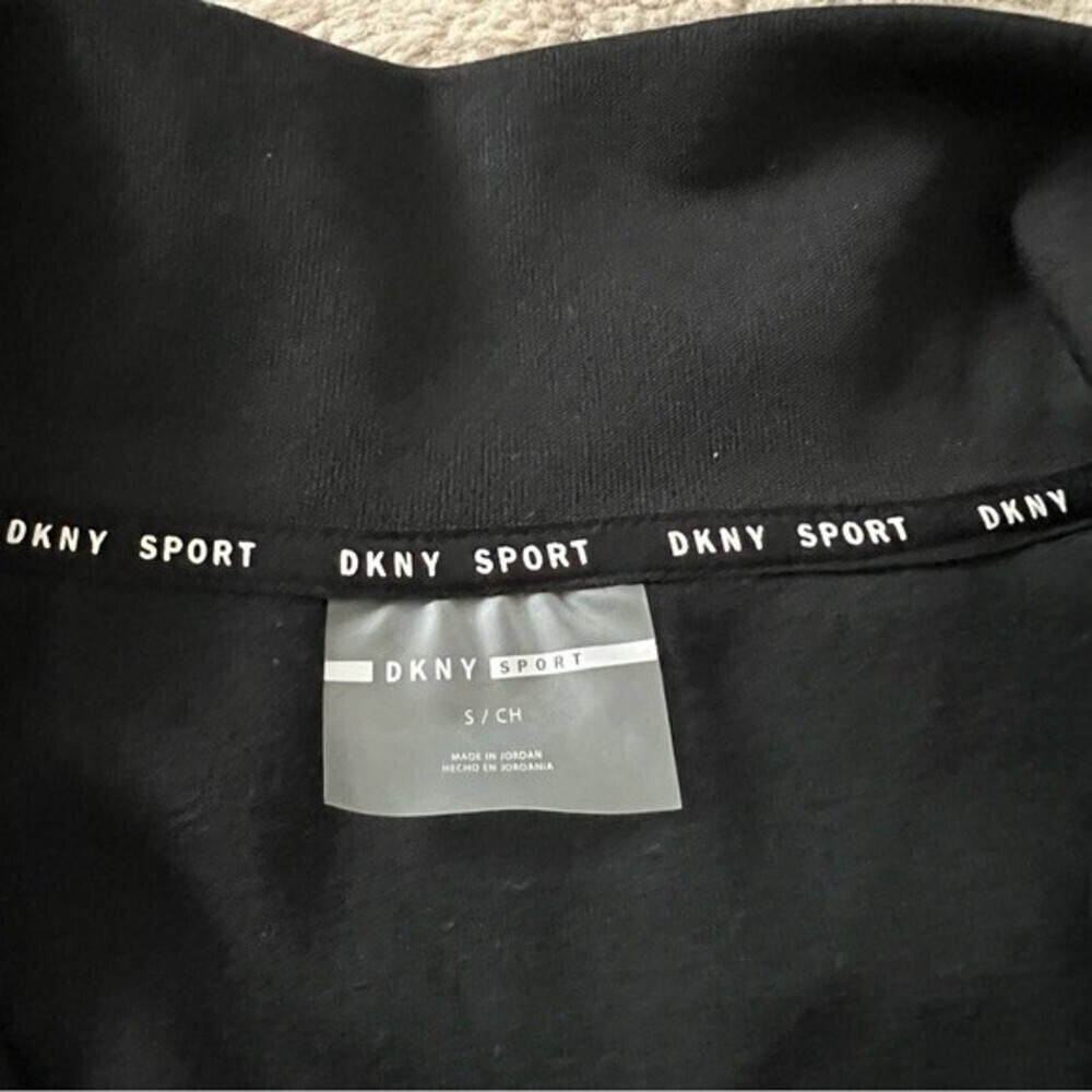 DKNY Sport Turtleneck Zip Collar Pullover Jacket SZ Small - Picture 9 of 12